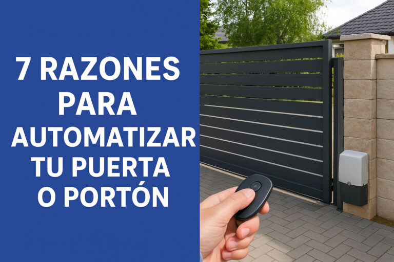 Beneficios de automatizar puerta o portón
